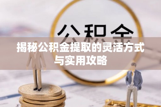 大田揭秘公积金提取的灵活方式与实用攻略