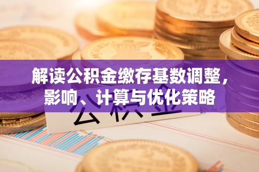 大田解读公积金缴存基数调整，影响、计算与优化策略