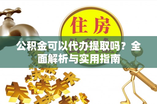 大田公积金可以代办提取吗？全面解析与实用指南