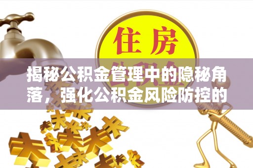 大田揭秘公积金管理中的隐秘角落，强化公积金风险防控的必要性与路径