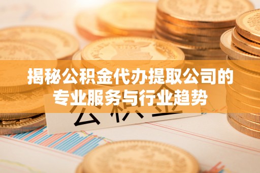 大田揭秘公积金代办提取公司的专业服务与行业趋势