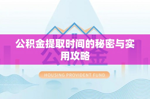 大田公积金提取时间的秘密与实用攻略