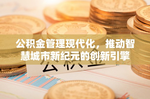 大田公积金管理现代化，推动智慧城市新纪元的创新引擎