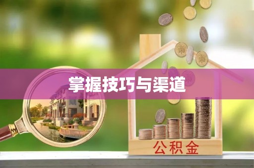 大田掌握技巧与渠道