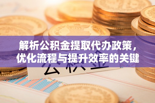 大田解析公积金提取代办政策，优化流程与提升效率的关键