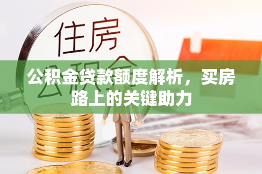 大田公积金贷款额度解析，买房路上的关键助力