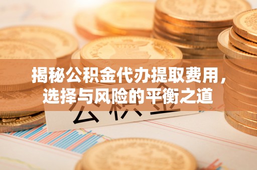 大田揭秘公积金代办提取费用，选择与风险的平衡之道